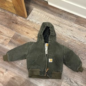Children’s 2t Olive Green Carhartt Jacket